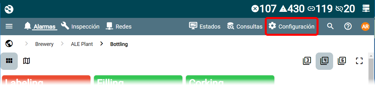 NetinDS_Menu Nav_Configuracion